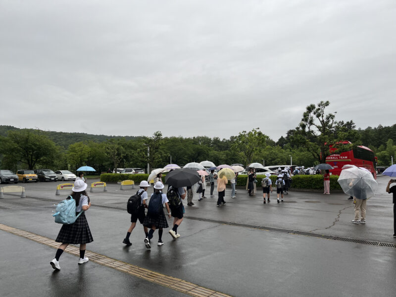 🌞宿　泊🌞６年生「修学旅行出発式」